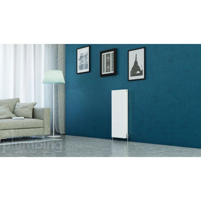 Alt Tag Template: Buy Kartell Kompact Type 21 Double Panel Single Convector Radiator 900mm H x 400mm W White by Kartell for only £107.17 in 2000 to 2500 BTUs Radiators, 900mm High Series at Main Website Store, Main Website. Shop Now