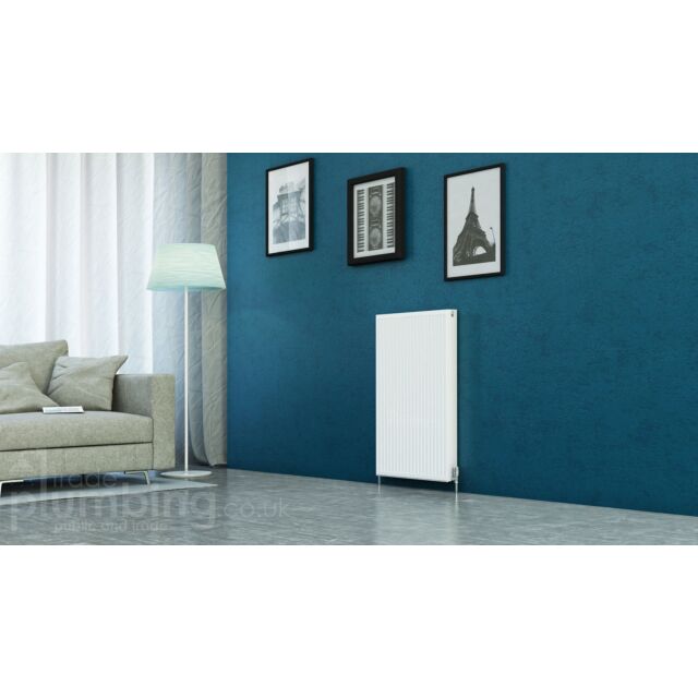 Alt Tag Template: Buy Kartell Kompact Type 21 Double Panel Single Convector Radiator 900mm H x 600mm W White by Kartell for only £140.18 in 3500 to 4000 BTUs Radiators, 900mm High Series at Main Website Store, Main Website. Shop Now