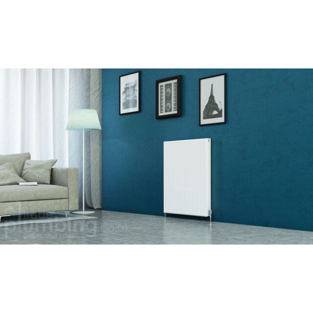 Alt Tag Template: Buy Kartell Kompact Type 21 Double Panel Single Convector Radiator 900mm H x 800mm W White by Kartell for only £173.19 in 4500 to 5000 BTUs Radiators, 900mm High Series at Main Website Store, Main Website. Shop Now