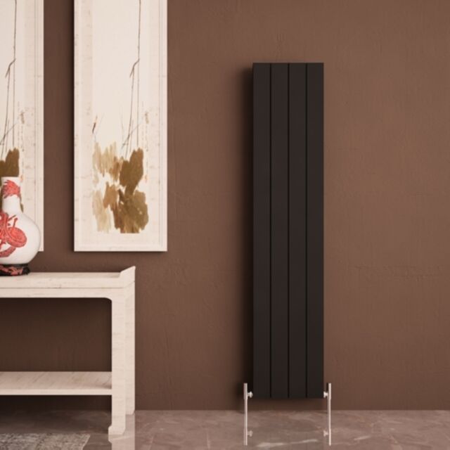Alt Tag Template: Buy Carisa Nemo Aluminium Vertical Designer Radiator 1800mm H x 375mm W Double Panel - Textured Black by Carisa for only £377.86 in Aluminium Radiators, Carisa Designer Radiators, 5000 to 5500 BTUs Radiators, Vertical Designer Radiators at Main Website Store, Main Website. Shop Now