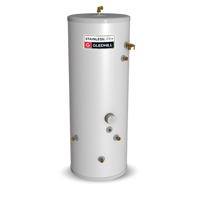 Alt Tag Template: Buy Gledhill Stainless Lite Plus Indirect Unvented Cylinder by Gledhill for only £641.44 in Shop By Brand, Heating & Plumbing, Gledhill Cylinders, Hot Water Cylinders, Gledhill Indirect Unvented Cylinder, Unvented Hot Water Cylinders, Indirect Unvented Hot Water Cylinders at Main Website Store, Main Website. Shop Now