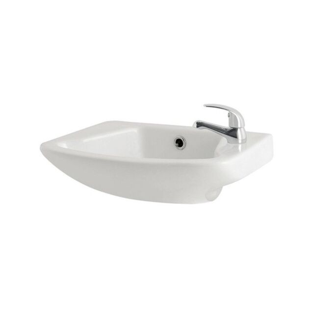 Alt Tag Template: Buy Kartell G4K 1 Tap Hole Cloakroom Basin 360mm by Kartell for only £76.57 in Taps & Wastes, Suites, Basins, Kartell UK, Basin Taps, Cloakroom Basins at Main Website Store, Main Website. Shop Now
