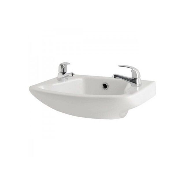 Alt Tag Template: Buy Kartell G4K 2 Tap Hole Cloakroom Basin 360mm by Kartell for only £76.57 in Taps & Wastes, Suites, Basins, Kartell UK, Basin Taps, Cloakroom Basins at Main Website Store, Main Website. Shop Now