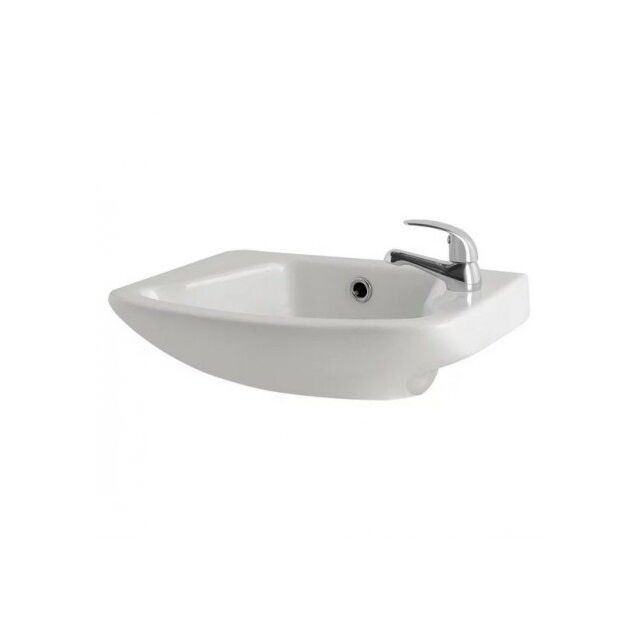 Alt Tag Template: Buy Kartell G4K 1 Tap Hole Cloakroom Basin 510mm by Kartell for only £78.29 in Taps & Wastes, Suites, Basins, Kartell UK, Basin Taps, Cloakroom Basins at Main Website Store, Main Website. Shop Now
