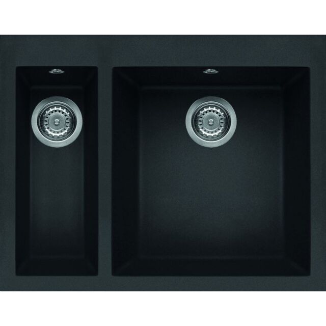 Alt Tag Template: Buy Reginox Quadra 150 Inset 1.5 Bowl Granite Kitchen Sink With Tap Wing Black Metaltek by Reginox for only £264.00 in Reginox, Granite Kitchen Sinks at Main Website Store, Main Website. Shop Now
