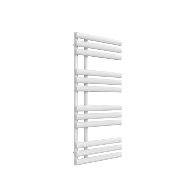 Alt Tag Template: Buy Reina Chisa Steel White Designer Towel Radiator 1130mm H x 500mm W - Electric Only - Thermostatic by Reina for only £388.25 in Towel Rails, Designer Heated Towel Rails, White Designer Heated Towel Rails at Main Website Store, Main Website. Shop Now