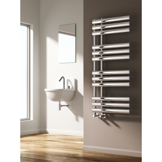 Alt Tag Template: Buy Reina Chisa Steel Chrome Designer Towel Radiator by Reina for only £254.42 in Towel Rails, Heated Towel Rails Ladder Style, Electric Heated Towel Rails, Chrome Designer Heated Towel Rails, Electric Standard Ladder Towel Rails at Main Website Store, Main Website. Shop Now