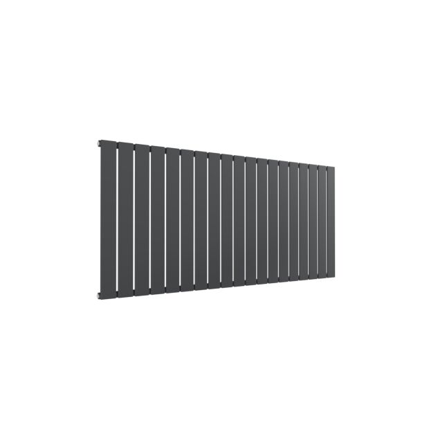 Alt Tag Template: Buy Reina Flat Steel Anthracite Single Panel Horizontal Designer Radiator 600mm H x 1402mm W - Central Heating by Reina for only £268.58 in Reina, 3500 to 4000 BTUs Radiators, Reina Designer Radiators at Main Website Store, Main Website. Shop Now