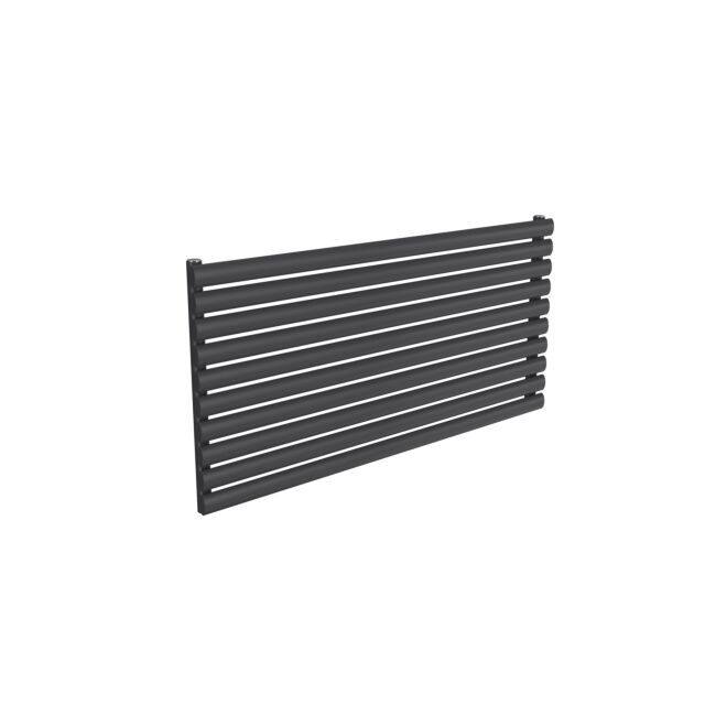 Alt Tag Template: Buy Reina Nevah Steel Anthracite Single Panel Horizontal Designer Radiator 590mm H x 1200mm W - Electric Only - Thermostatic by Reina for only £272.99 in Reina, Reina Designer Radiators, Electric Thermostatic Horizontal Radiators at Main Website Store, Main Website. Shop Now