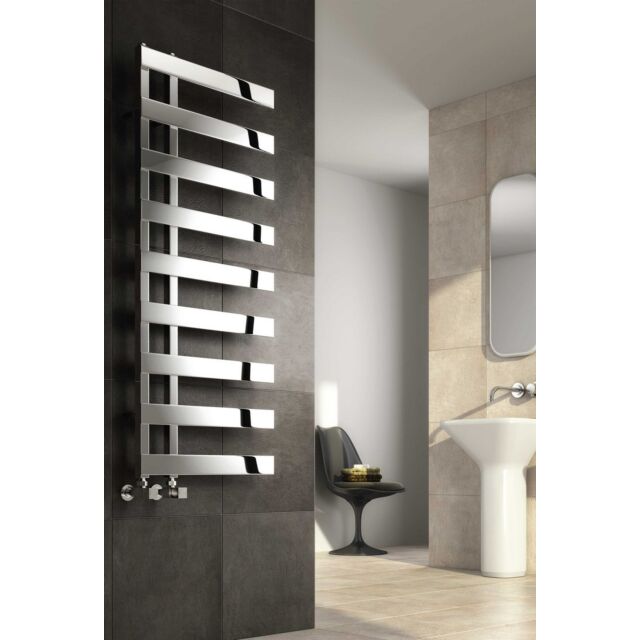 Alt Tag Template: Buy Reina Capelli Stainless Steel Polished Designer Heated Towel Rail 1525mm H x 500mm W - Dual Fuel - Thermostatic by Reina for only £633.36 in Towel Rails, Dual Fuel Towel Rails, Reina, Designer Heated Towel Rails, Dual Fuel Thermostatic Towel Rails, Stainless Steel Designer Heated Towel Rails at Main Website Store, Main Website. Shop Now