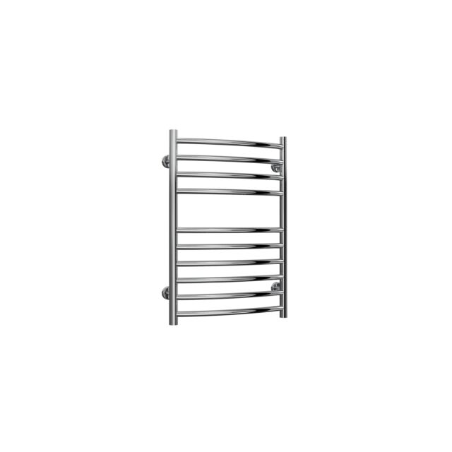 Alt Tag Template: Buy Reina Eos Polished Curved Stainless Steel Heated Towel Rail 720mm H x 500mm W Dual Fuel - Thermostatic by Reina for only £314.93 in Reina, Dual Fuel Thermostatic Towel Rails at Main Website Store, Main Website. Shop Now