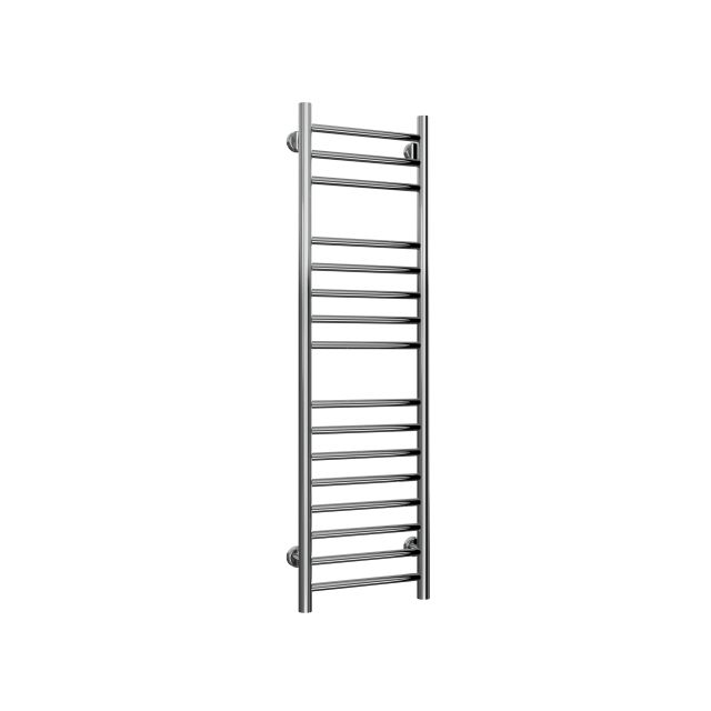Alt Tag Template: Buy Reina Luna Flat Polished Straight Stainless Steel Heated Towel Rail 1200mm H x 350mm W Dual Fuel - Standard by Reina for only £335.52 in Reina, Dual Fuel Standard Towel Rails at Main Website Store, Main Website. Shop Now