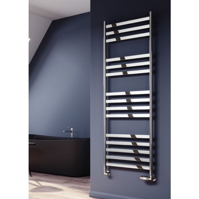 Alt Tag Template: Buy Reina Misa Designer Heated Towel Rail 1120mm H x 530mm W Polished Stainless Steel Dual Fuel Standard by Reina for only £417.36 in Reina, Dual Fuel Standard Towel Rails at Main Website Store, Main Website. Shop Now