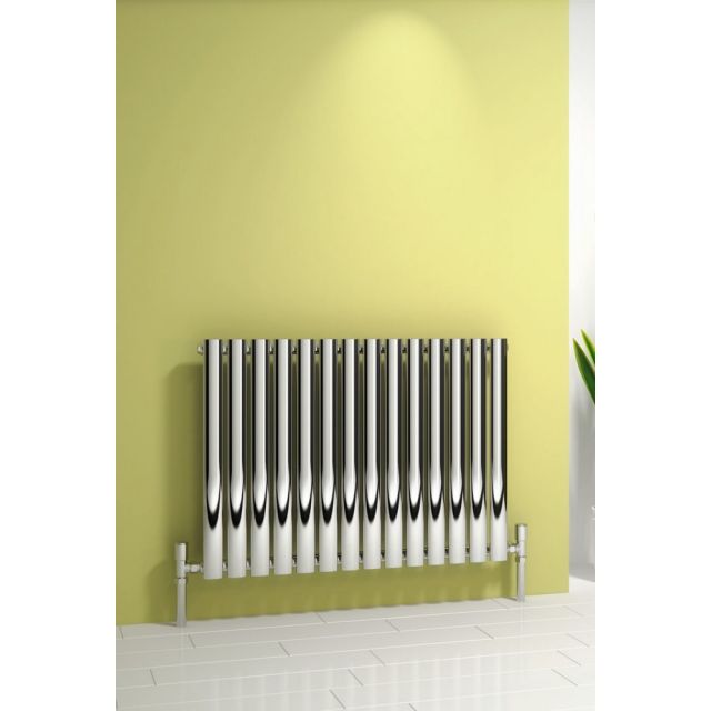 Alt Tag Template: Buy Reina Nerox Stainless Steel Polished Horizontal Designer Radiator 600mm H x 1180mm W Single Panel Electric Only - Standard by Reina for only £478.19 in Reina, Electric Standard Radiators Horizontal at Main Website Store, Main Website. Shop Now
