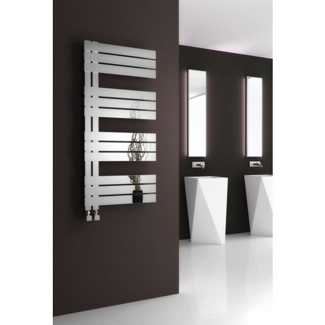 Alt Tag Template: Buy Reina Ricadi Polished Stainless Steel Designer Heated Towel Rail 1440mm H x 500mm W Dual Fuel - Thermostatic by Reina for only £678.00 in Reina, Dual Fuel Thermostatic Towel Rails at Main Website Store, Main Website. Shop Now