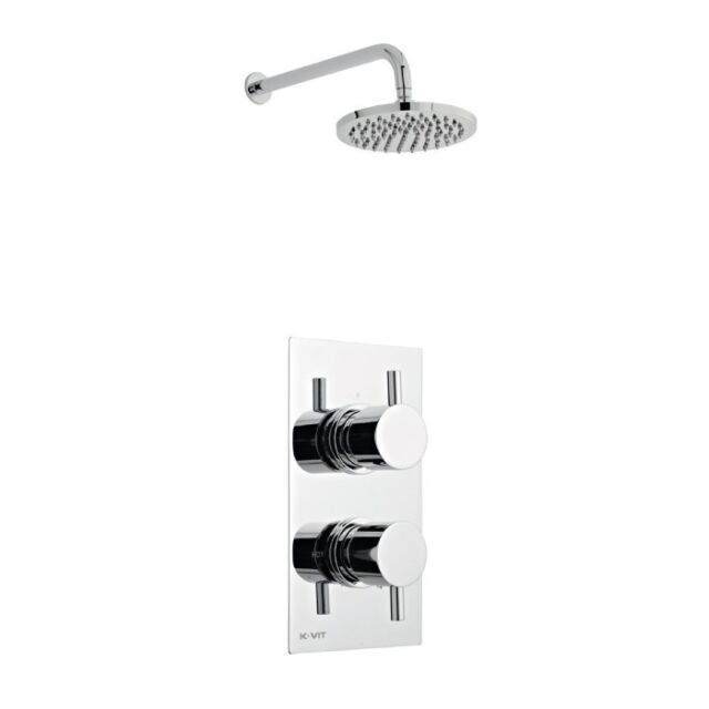 Alt Tag Template: Buy Kartell Plan Thermostatic Concealed Mixer Shower With Fixed Overhead Drencher by Kartell for only £237.15 in Showers, Kartell UK, Showers, Kartell UK Showers, Kartell UK Bathrooms, Mixer Showers, Kartell Valves and Accessories , Concealed Mixer Showers at Main Website Store, Main Website. Shop Now