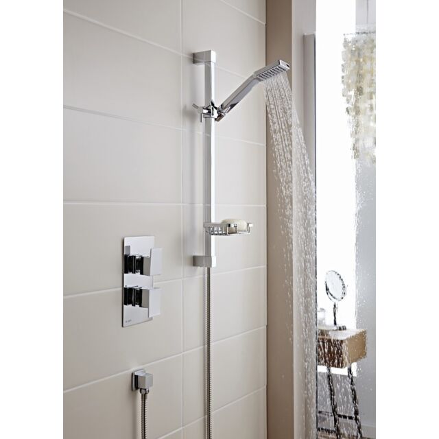 Alt Tag Template: Buy Kartell Element Thermostatic Concealed Mixer Shower With Adjustable Slide Rail Kit And Overhead Drencher by Kartell for only £683.43 in Accessories, Showers, Kartell UK, Showers, Shower Accessories, Kartell UK Showers, Mixer Showers, Concealed Mixer Showers at Main Website Store, Main Website. Shop Now