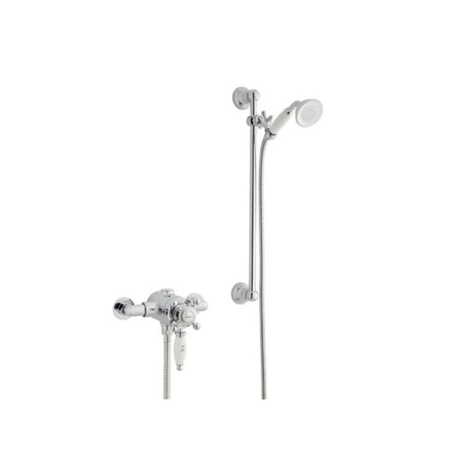 Alt Tag Template: Buy Kartell Viktory Thermostatic Exposed Shower Valve with Adjustable Slide Rail Kit by Kartell for only £244.27 in Exposed Shower Valves at Main Website Store, Main Website. Shop Now