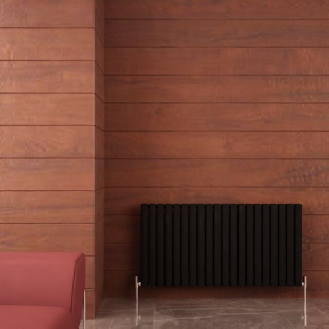 Alt Tag Template: Buy Carisa Tallis Aluminium Horizontal Designer Radiator 600mm H x 1190mm W Double Panel - Textured Black by Carisa for only £459.17 in Aluminium Radiators, Carisa Designer Radiators, 7000 to 8000 BTUs Radiators at Main Website Store, Main Website. Shop Now