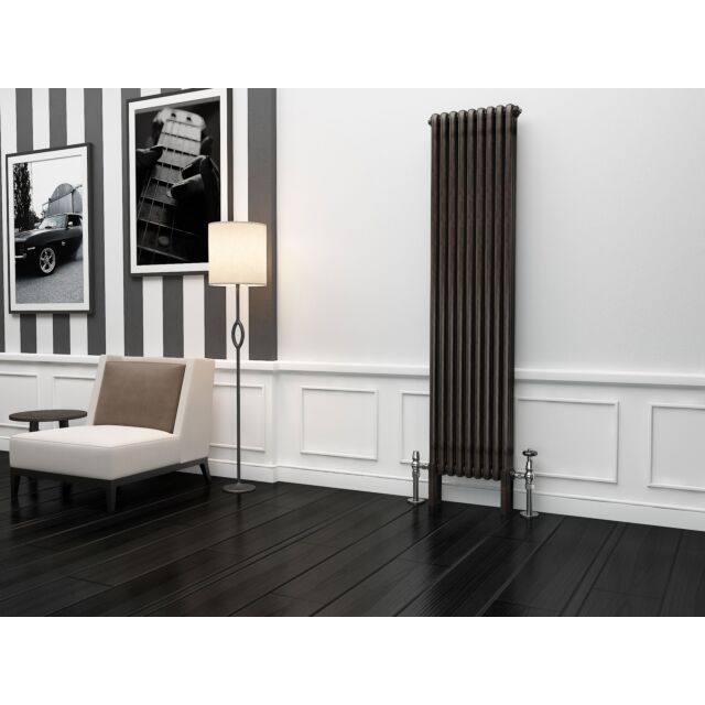 Alt Tag Template: Buy TradeRad Premium Raw Metal Lacquer Vertical 3 Column Radiator 1800mm x 339mm by TradeRad for only £357.50 in Shop By Brand, Radiators, TradeRad, Column Radiators, TradeRad Radiators, Vertical Column Radiators, TradeRad Premium Vertical Radiators, Raw Metal Vertical Column Radiators at Main Website Store, Main Website. Shop Now