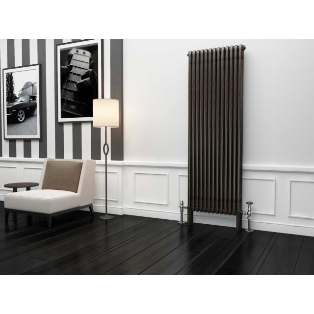 Alt Tag Template: Buy TradeRad Premium Raw Metal Lacquer Vertical 3 Column Radiator 1800mm H x 609mm W by TradeRad for only £663.94 in Shop By Brand, Radiators, TradeRad, Column Radiators, TradeRad Radiators, Vertical Column Radiators, TradeRad Premium Vertical Radiators, Raw Metal Vertical Column Radiators at Main Website Store, Main Website. Shop Now