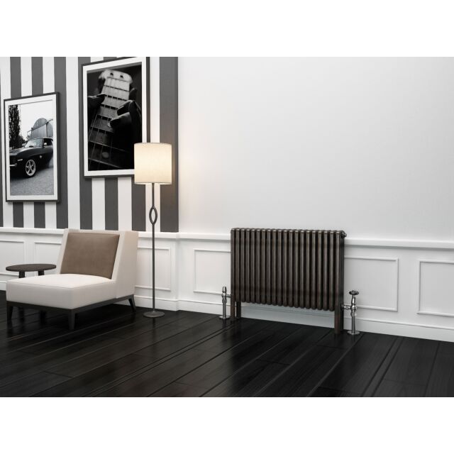 Alt Tag Template: Buy TradeRad Premium Raw Metal Lacquer Horizontal 4 Column Radiator 600mm x 1014mm by TradeRad for only £456.19 in Autumn Sale, January Sale, Radiators, Column Radiators, Horizontal Column Radiators, Raw Metal Horizontal Column Radiators at Main Website Store, Main Website. Shop Now