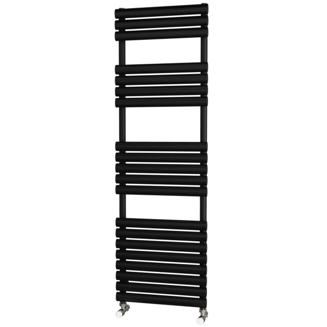 Alt Tag Template: Buy Traderad Elliptical Black Tube Designer Towel Rail 1600mm H x 500mm W - Electric Only - Thermostatic by TradeRad for only £367.29 in Electric Thermostatic Towel Rails Vertical at Main Website Store, Main Website. Shop Now