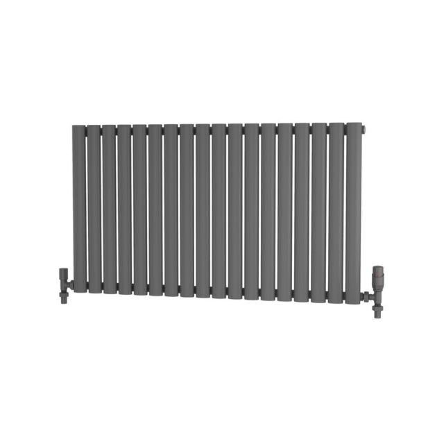 Alt Tag Template: Buy Traderad Elliptical Tube Steel Anthracite Horizontal Designer Radiator 600mm H x 1050mm W Single Panel - Central Heating by TradeRad for only £204.71 in Radiators, TradeRad, View All Radiators, Designer Radiators, TradeRad Radiators, Horizontal Designer Radiators, Traderad Elliptical Tube Designer Radiators, Anthracite Horizontal Designer Radiators at Main Website Store, Main Website. Shop Now