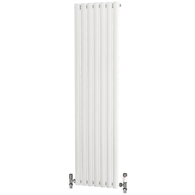 Alt Tag Template: Buy Traderad Elliptical Tube Steel White Vertical Designer Radiator 1600mm H x 412mm W Single Panel - Central Heating by TradeRad for only £145.71 in Autumn Sale, Radiators, TradeRad, View All Radiators, Designer Radiators, TradeRad Radiators, Vertical Designer Radiators, Traderad Elliptical Tube Designer Radiators, White Vertical Designer Radiators at Main Website Store, Main Website. Shop Now