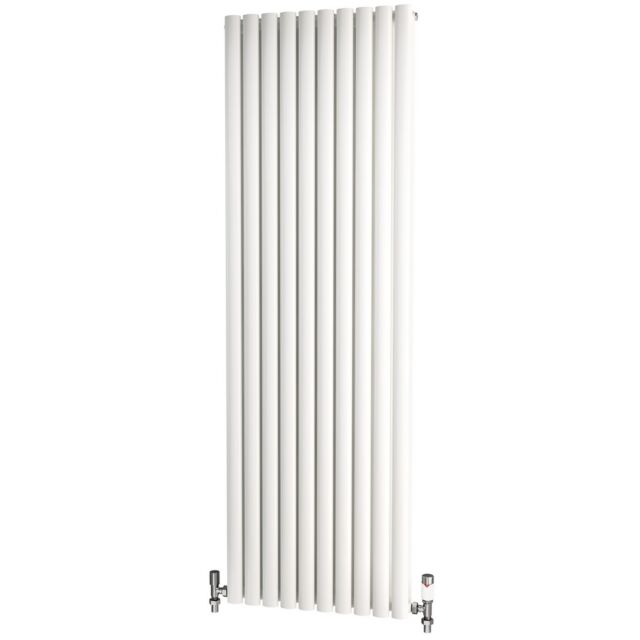 Alt Tag Template: Buy Traderad Elliptical Tube Steel White Vertical Designer Radiator 1800mm x 590mm Double Panel - Central Heating by TradeRad for only £305.35 in Autumn Sale, Radiators, TradeRad, View All Radiators, Designer Radiators, TradeRad Radiators, Vertical Designer Radiators, Traderad Elliptical Tube Designer Radiators, White Vertical Designer Radiators at Main Website Store, Main Website. Shop Now