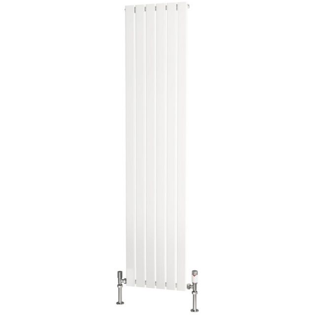 Alt Tag Template: Buy Traderad Flat Tube Steel White Vertical Designer Radiator 1800mm H x 412mm W Single Panel - Central Heating by TradeRad for only £158.77 in Autumn Sale, Radiators, Designer Radiators, Vertical Designer Radiators, Traderad Flat Tube Radiators, White Vertical Designer Radiators at Main Website Store, Main Website. Shop Now