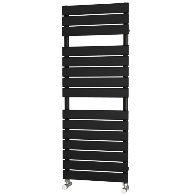 Alt Tag Template: Buy Traderad Flat Tube Black Designer Towel Rail 1300mm x 500mm - Electric Only - Standard by TradeRad for only £258.34 in Towel Rails, TradeRad, Designer Heated Towel Rails, TradeRad Towel Rails, Black Designer Heated Towel Rails, TradeRad Flat Tube Towel Rails at Main Website Store, Main Website. Shop Now