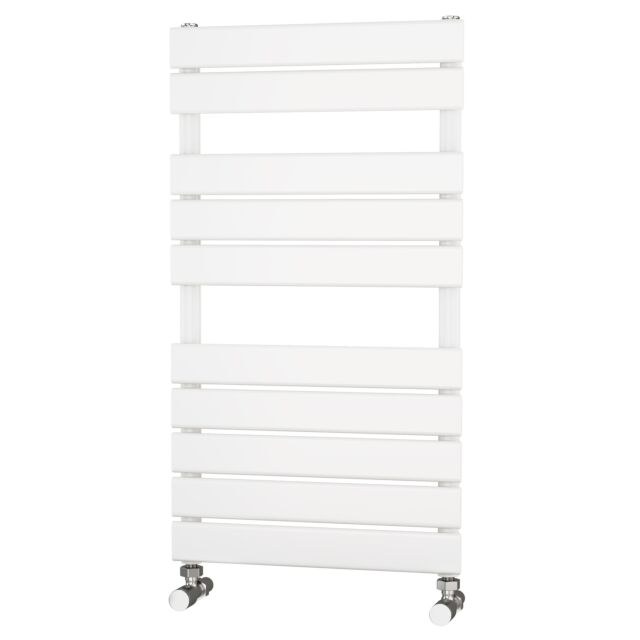 Alt Tag Template: Buy Traderad Flat Tube White Designer Towel Rail 900mm x 500mm - Electric Only - Standard by TradeRad for only £212.67 in Towel Rails, TradeRad, Designer Heated Towel Rails, TradeRad Towel Rails, White Designer Heated Towel Rails, TradeRad Flat Tube Towel Rails at Main Website Store, Main Website. Shop Now