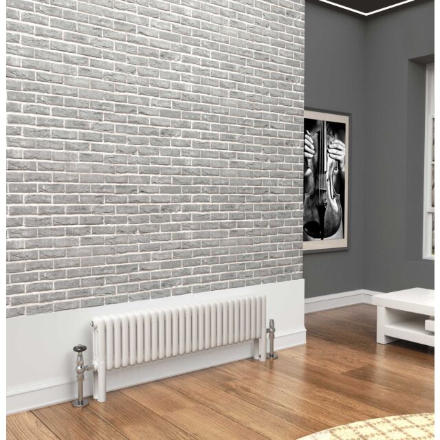 Alt Tag Template: Buy TradeRad Premium White 3 Column Horizontal Radiator 300mm H x 969mm W by TradeRad for only £331.63 in Autumn Sale, January Sale, Radiators, Column Radiators, Horizontal Column Radiators, White Horizontal Column Radiators at Main Website Store, Main Website. Shop Now