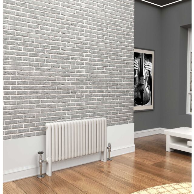 Alt Tag Template: Buy TradeRad Premium White 3 Column Horizontal Radiator 500mm H x 834mm W by TradeRad for only £297.56 in Autumn Sale, January Sale, Radiators, Column Radiators, Horizontal Column Radiators, White Horizontal Column Radiators at Main Website Store, Main Website. Shop Now
