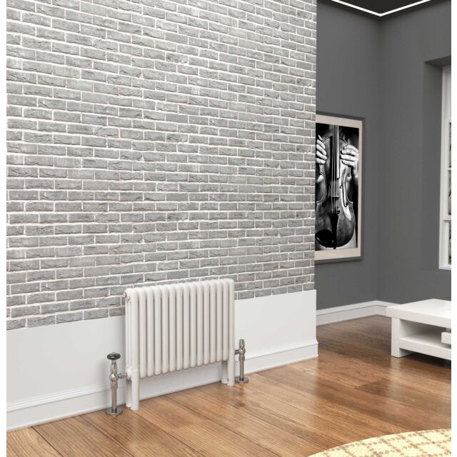 Alt Tag Template: Buy TradeRad Premium White 3 Column Horizontal Radiator 600mm H x 609mm W by TradeRad for only £199.40 in Autumn Sale, January Sale, Radiators, Column Radiators, Horizontal Column Radiators, White Horizontal Column Radiators at Main Website Store, Main Website. Shop Now