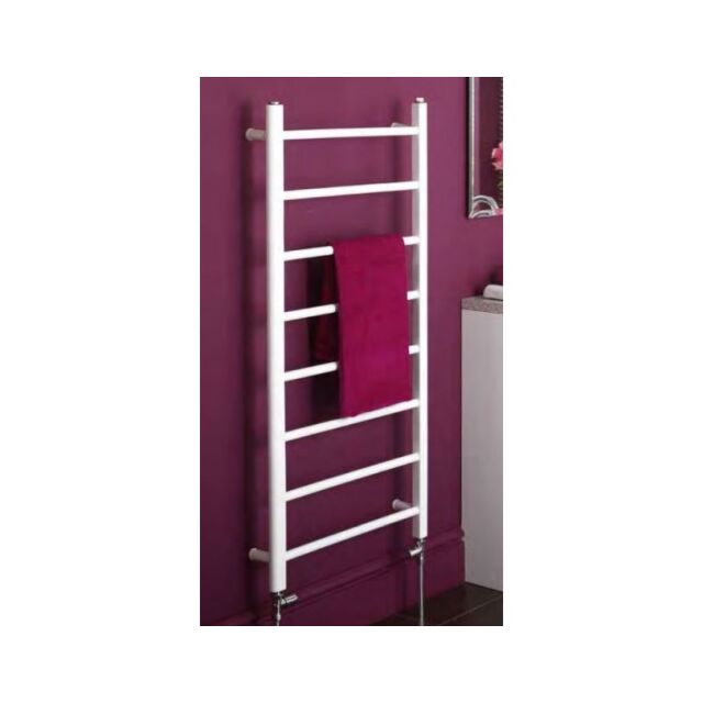 Alt Tag Template: Buy Eastbrook Tuscan Steel Straight White Heated Towel Rail 650mm H x 450mm W Electric Only - Standard by Eastbrook for only £157.76 in Eastbrook Co., Electric Standard Designer Towel Rails at Main Website Store, Main Website. Shop Now