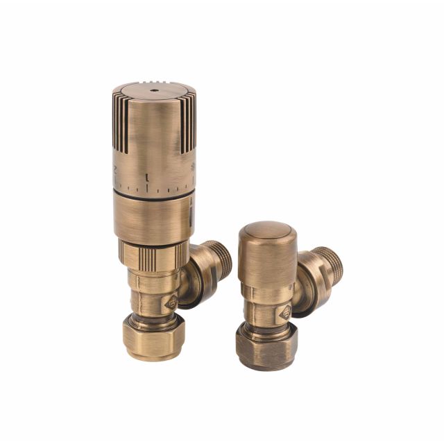 Alt Tag Template: Buy Rads 2 Rails Finchley Angeled TRV Valve Antique Brass by Rads 2 Rails for only £120.00 in Rads 2 Rails, Rads 2 Rails Valves and Accessories, Thermostatic Radiator Valves, Radiator Valves, Towel Rail Valves, Brass Radiator Valves at Main Website Store, Main Website. Shop Now