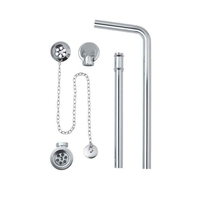 Alt Tag Template: Buy BC Designs Push Down Exposed Extended Brass Bath Waste/Plug and Chain with Overflow Pipe, Chrome by BC Designs for only £28.50 in Taps & Wastes, Shop By Brand, Bath Accessories, Wastes, Bath Wastes, Bath Wastes, BC Designs Wastes & Accessories at Main Website Store, Main Website. Shop Now