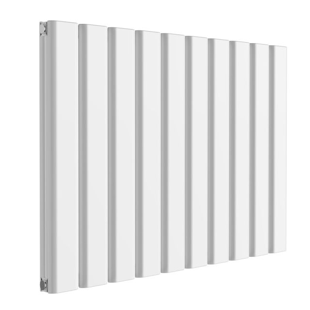 Alt Tag Template: Buy Reina Casina Aluminium White Double Panel Horizontal Designer Radiator 600mm H x 850mm W - Central Heating by Reina for only £476.16 in Autumn Sale, January Sale, Radiators, Aluminium Radiators, Reina, Designer Radiators, Horizontal Designer Radiators, Aluminium Horizontal Designer Radiators, White Horizontal Designer Radiators at Main Website Store, Main Website. Shop Now