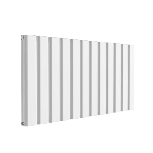 Alt Tag Template: Buy Reina Vicari Aluminium White Double Panel Horizontal Designer Radiator 600mm x 1200mm - Electric Only - Standard by Reina for only £657.76 in Shop By Brand, Radiators, Electric Radiators, Reina, Electric Standard Radiators, Electric Standard Radiators Horizontal at Main Website Store, Main Website. Shop Now