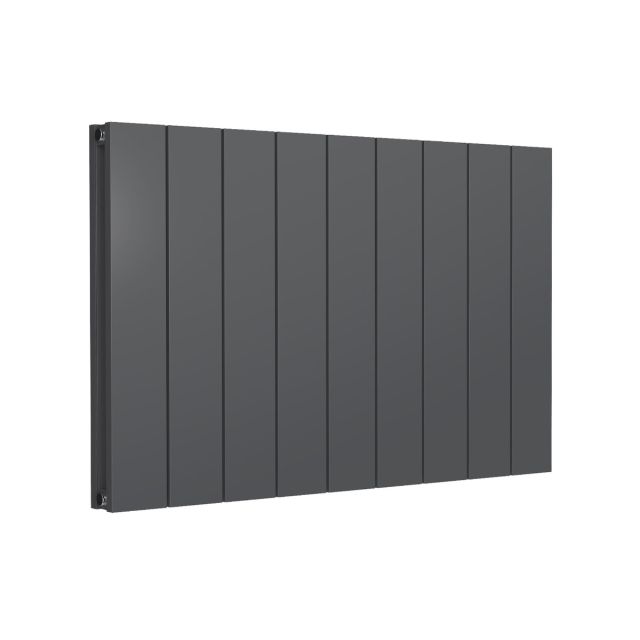 Alt Tag Template: Buy Reina Casina Aluminium Anthracite Single Panel Horizontal Designer Radiator 600mm H x 850mm W - Electric Only - Thermostatic by Reina for only £416.94 in Reina, Electric Thermostatic Horizontal Radiators at Main Website Store, Main Website. Shop Now