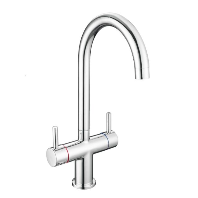 Alt Tag Template: Buy Reginox ADOUR CH Two Handles Single Head 360 Degree Rotating Kitchen Tap, Chrome by Reginox for only £66.60 in Kitchen Taps, Reginox, Reginox Kitchen Taps at Main Website Store, Main Website. Shop Now