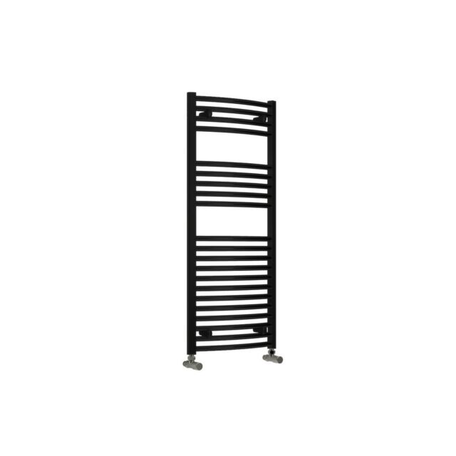 Alt Tag Template: Buy Reina Diva Steel Curved Black Heated Towel Rail 1200mm H x 500mm W Electric Only - Standard by Reina for only £162.82 in Electric Standard Ladder Towel Rails, Black Curved Heated Towel Rails, Curved Stainless Steel Electric Heated Towel Rails at Main Website Store, Main Website. Shop Now