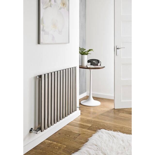 Alt Tag Template: Buy Kartell Aspen Stainless Steel Horizontal Designer Radiator 600mm H x 570mm W Single Panel by Kartell for only £273.60 in Shop By Brand, Radiators, View All Radiators, Kartell UK, Designer Radiators, Kartell UK Radiators, Stainless Steel Horizontal Designer Radiators at Main Website Store, Main Website. Shop Now