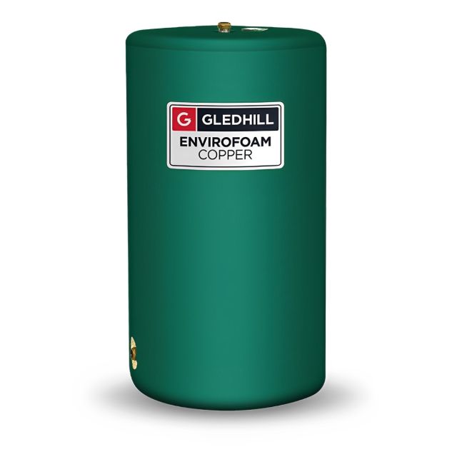 Alt Tag Template: Buy Gledhill 140 Litre Envirofoam Copper Indirect Vented Cylinder by Gledhill for only £320.93 in Autumn Sale, Heating & Plumbing, Gledhill Cylinders, Hot Water Cylinders, Gledhill Indirect vented Cylinders, Vented Hot Water Cylinders, Indirect Vented Hot Water Cylinder at Main Website Store, Main Website. Shop Now