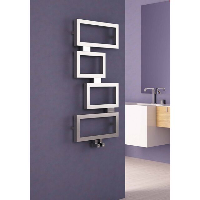 Alt Tag Template: Buy Carisa Clash Brushed Stainless Steel Designer Heated Towel Rail 920mm x 450mm by Carisa for only £486.86 in SALE, Carisa Designer Radiators, 0 to 1500 BTUs Towel Rail, Carisa Towel Rails, Stainless Steel Designer Heated Towel Rails at Main Website Store, Main Website. Shop Now