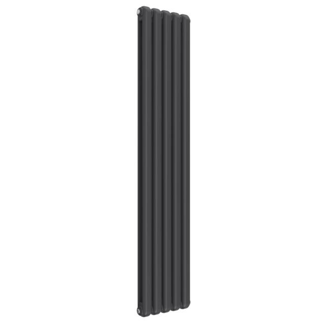 Alt Tag Template: Buy Reina Coneva Steel Anthracite Vertical Designer Radiator 1800mm H x 370mm W by Reina for only £236.78 in 4500 to 5000 BTUs Radiators, Reina Designer Radiators at Main Website Store, Main Website. Shop Now