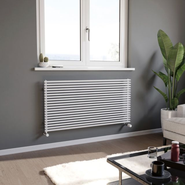 Alt Tag Template: Buy Eucotherm Corus Single Horizontal Triangle Tube Radiator by Eucotherm for only £229.89 in Shop By Brand, Radiators, Eucotherm, View All Radiators, Designer Radiators, Eucotherm Radiators, Horizontal Designer Radiators at Main Website Store, Main Website. Shop Now