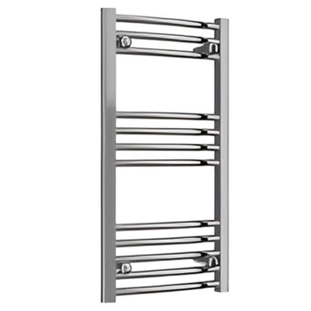Alt Tag Template: Buy Reina Capo Curved Steel Heated Towel Rail 800mm H x 400mm W Chrome Dual Fuel Standard by Reina for only £166.34 in Reina, Dual Fuel Standard Towel Rails, Reina Heated Towel Rails at Main Website Store, Main Website. Shop Now